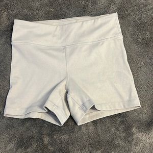 Grey workout shorts